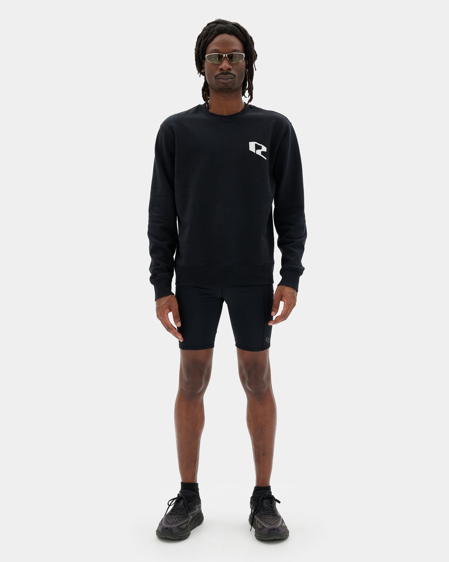 IDRIYIS SWEATSHIRT Black Front on Man