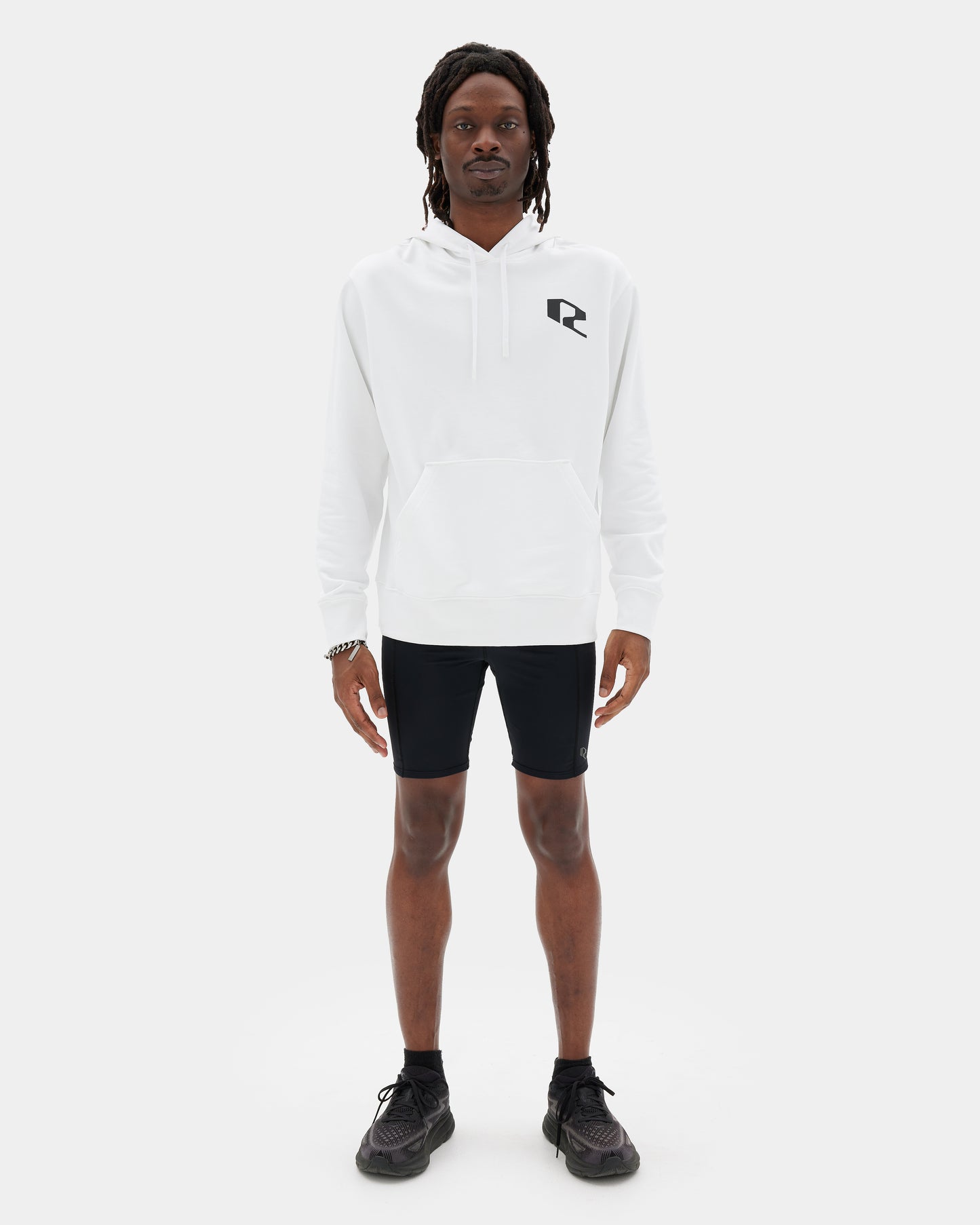 IDRIYS HOODIE White on man front
