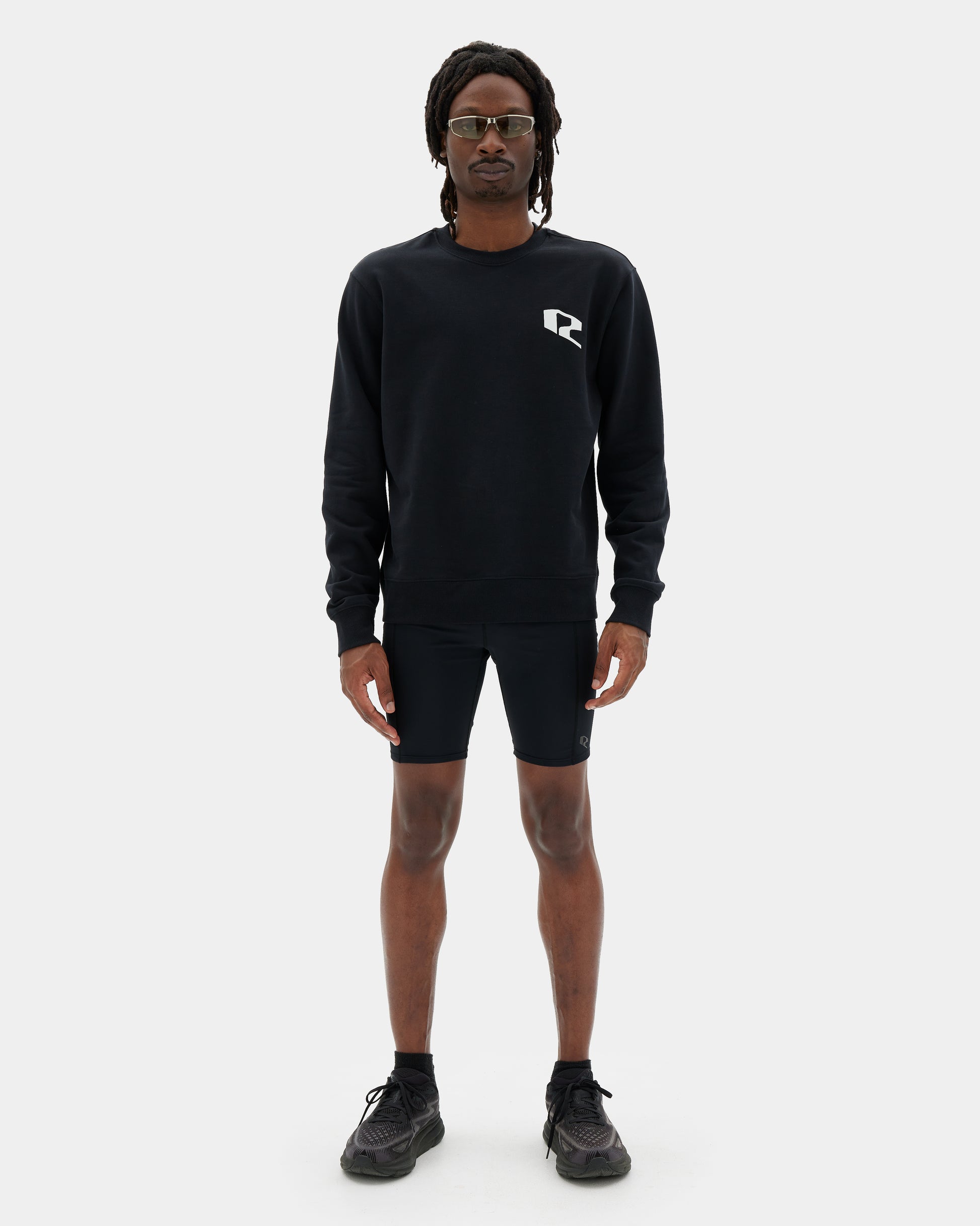 IDRIYIS SWEATSHIRT Black Front on Man