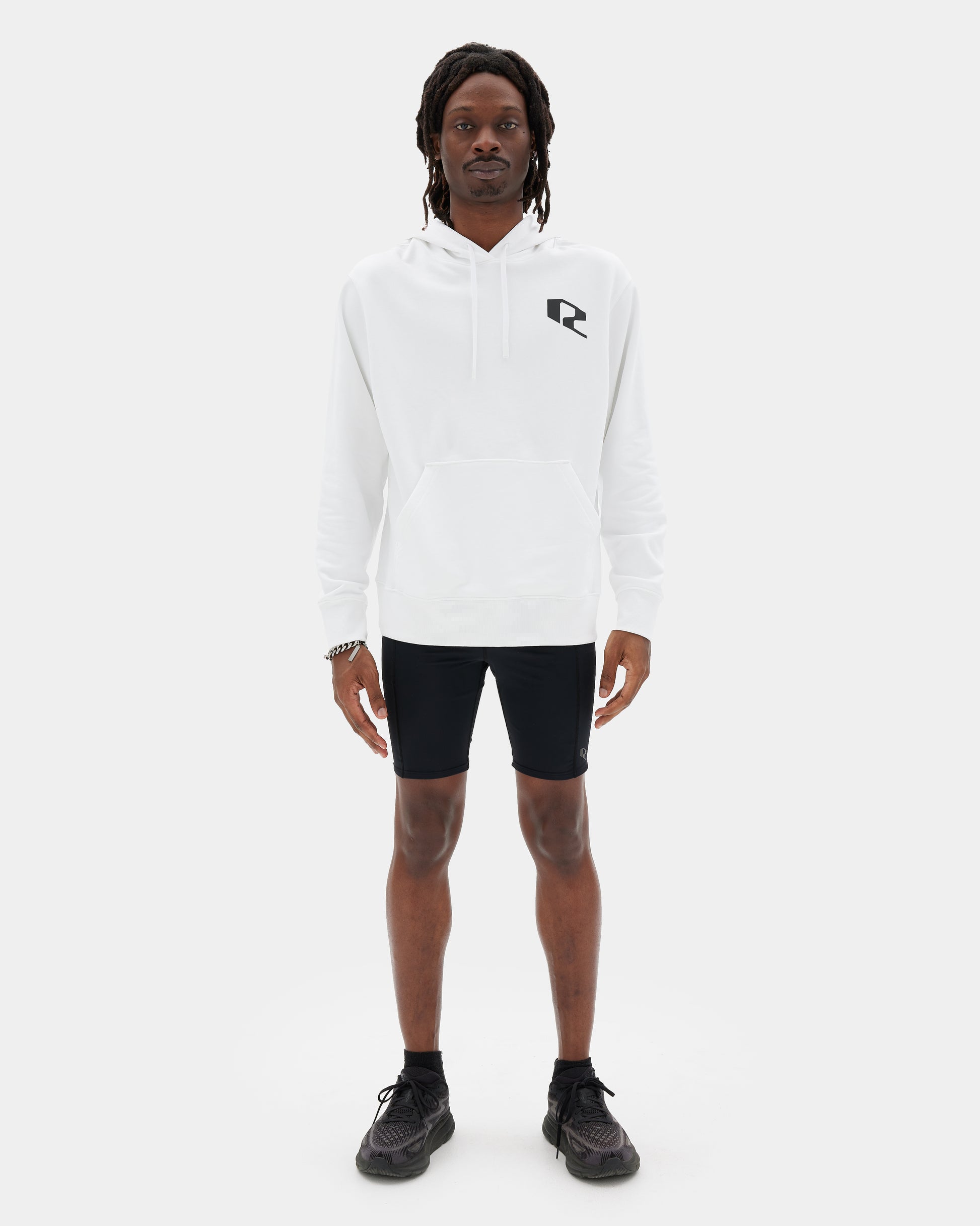 IDRIYS HOODIE White on man front